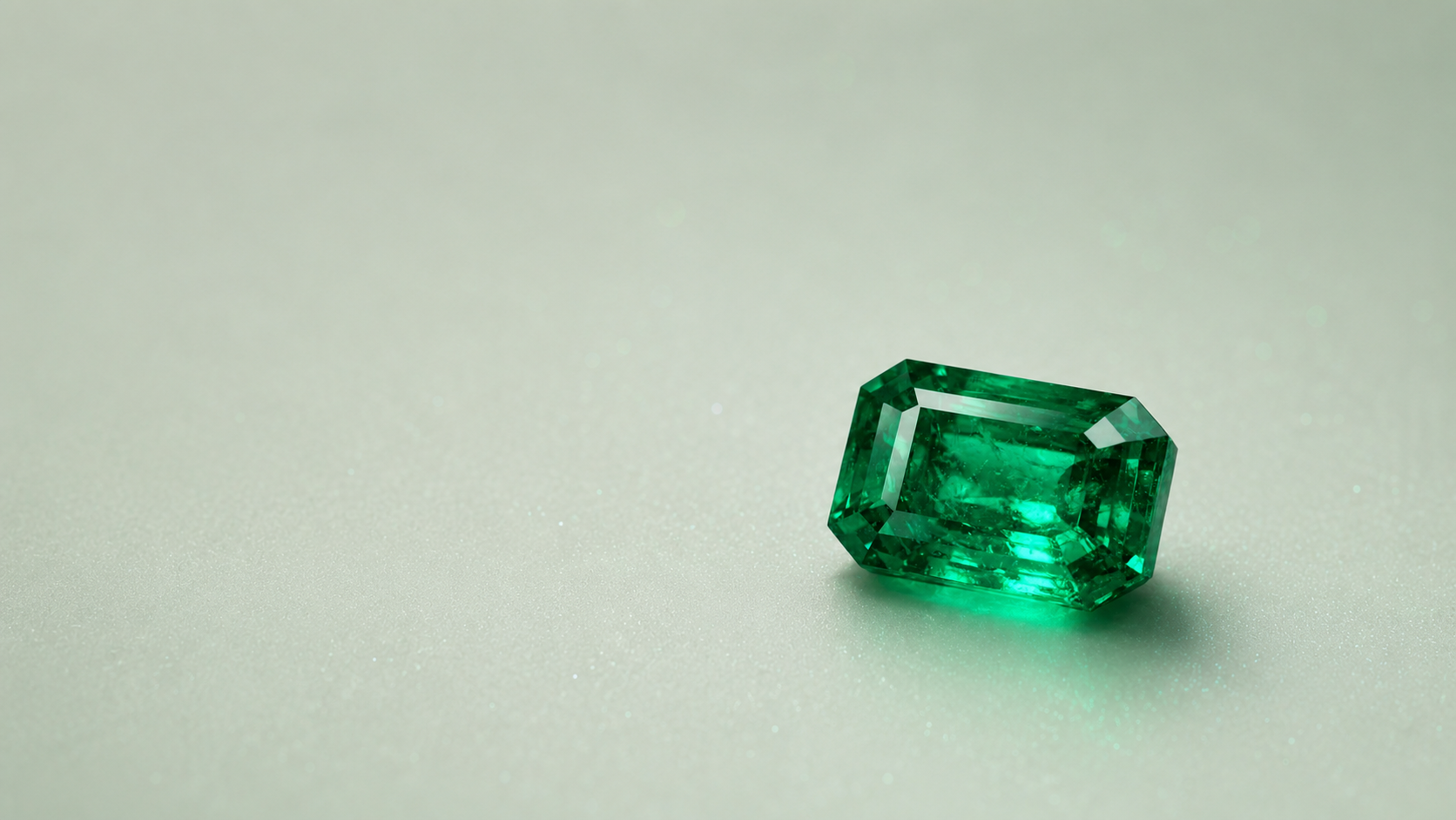 Expert gemmologist examining a diamond under microscope at Parakh Lab